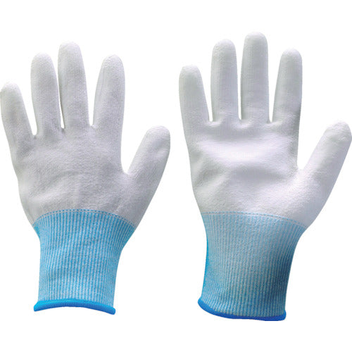 TRUSCO 내절창 우레탄 등받이 장갑 내절창 레벨 2 S사이즈 TCRGU2-S 1 쌍