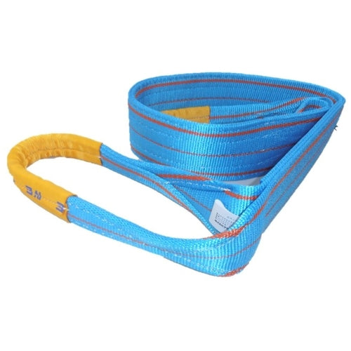 TESAC 블루스 링(JIS4 등급·양단 아이형) 하중 4.0t 전장 4.0m 4E100X4 1개