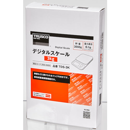 TRUSCO Digital Scale 3kg TDS-3K 1 unit