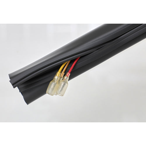 TRUSCO Easy Lock Zipper Type Binding Protection Tube 5m 20mm Black TKLB-20 1 Roll