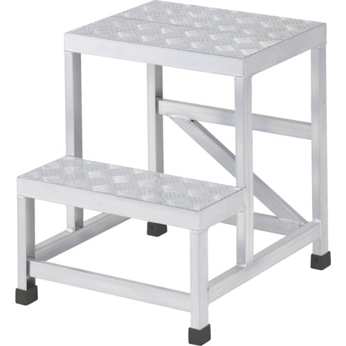 TRUSCO Aluminum Welded Integrated Work Bench Double Checkered Plate Type (Finished Product) W500 x D600 x H600 WTDBC2-5660 1 unit