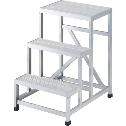 TRUSCO Aluminum Welded Integrated Work Bench, 3 Tiers (Finished Product) W600 x D800 x H900 WTDB3-6890 1 Unit