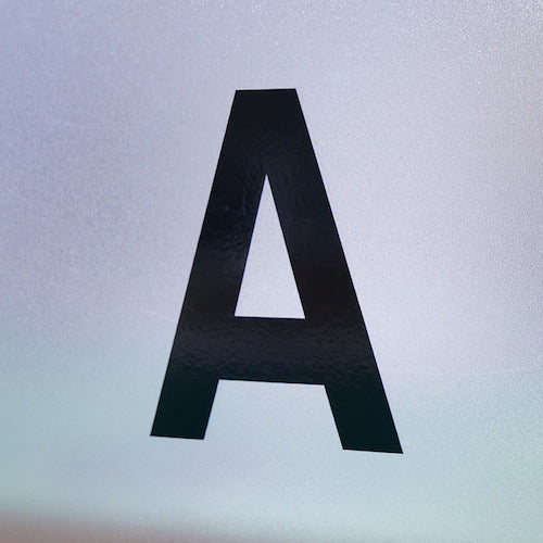 グリーンクロス カッティングステッカー 英字D 文字高100mm 赤 6300008247 1 枚