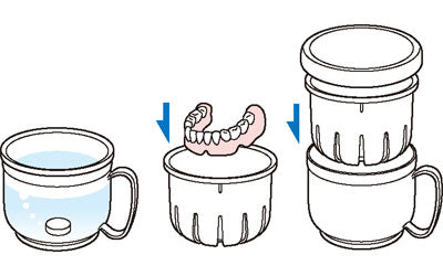 Dental cup "Sawayaka-san" / Green 1 piece