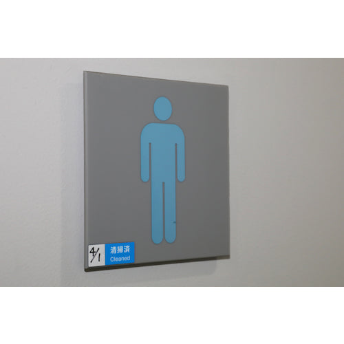 TRUSCO 書けるハーフラミシール 15×40mm 100枚入 「清掃済」 HLB-C 1 PK