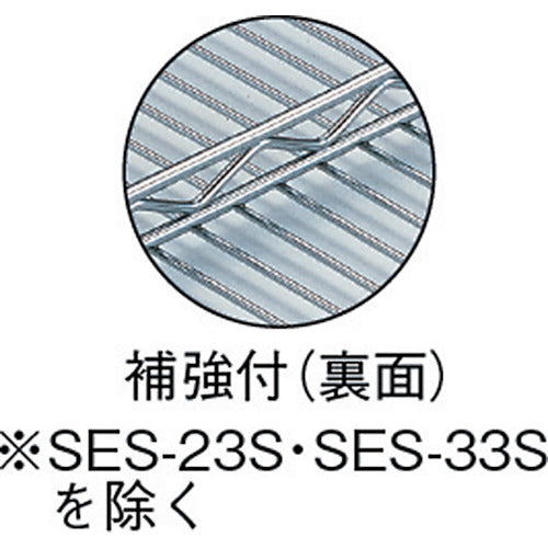 TRUSCO ステンレス製メッシュラック用棚板 602X457 SES-24S 1 枚