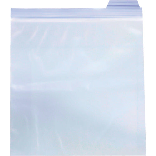 TRUSCO Zippered Poly Bags (with Index) 100 Pieces Gray TCBI-B-9-GY 1 Bag