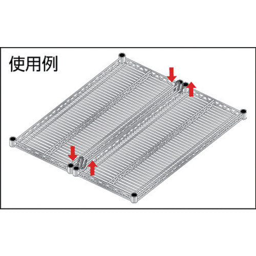 TRUSCCO 스틸 메쉬 랙용 연결 브래킷 MES-TR 1개