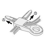 TRUSCO 【매진 폐번】 고정구 폭 5mm 두께 2.0 M5 나사 대응 (100개들이) TSKM2 1봉