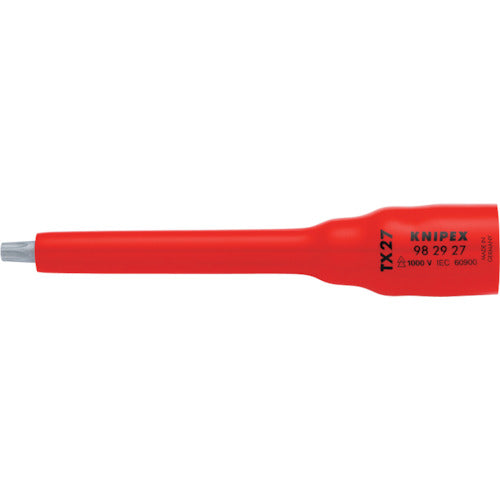 KNIPEX 1000V 절연 소켓 T×27 9829-27 1개