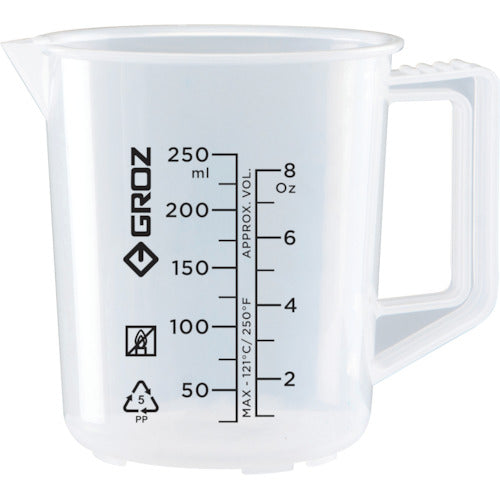 GROZ オイル用ビーカー 250ML JUG/250G 1 個