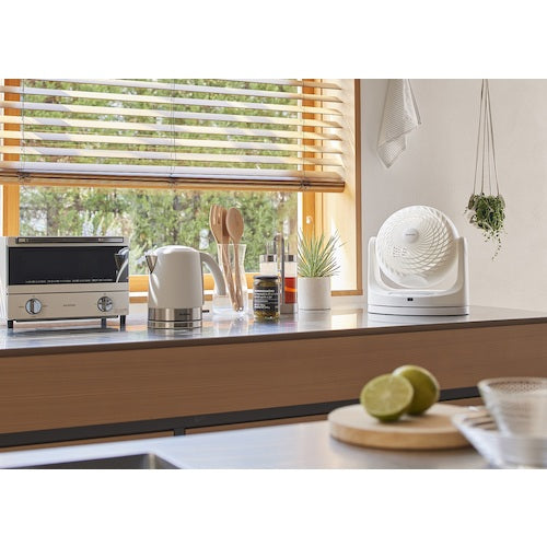 IRIS 283232 서큘레이터 14 다다미 리모콘 목 흔들림 마카롱형 PCF-MKC18-W 1대