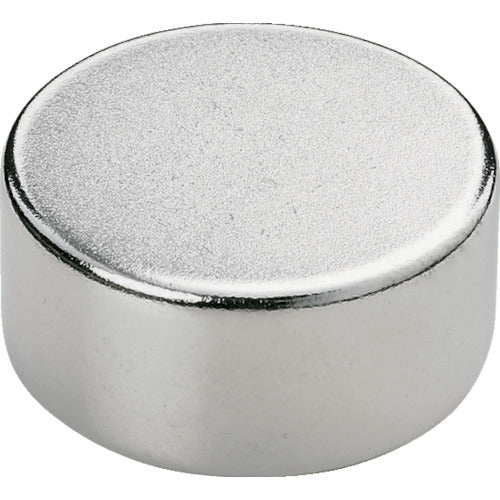 TRUSCO Neodymium Magnet, Round, Outer Diameter 15mm x Thickness 2mm, 1 Piece, TN15-2R-1P, 1 Piece