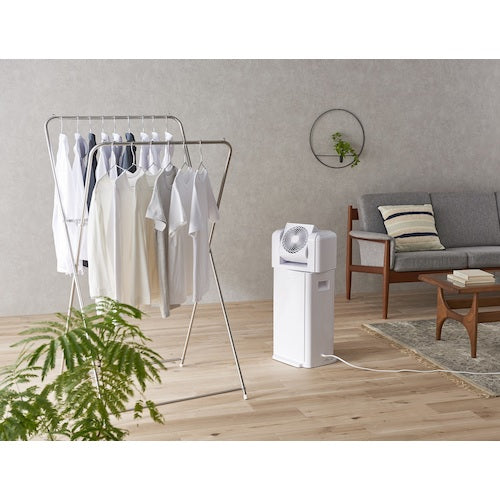 IRIS 284249 サーキュレーター衣類乾燥除湿機 8L ホワイト デシカント式 IJDC-K80 1 台