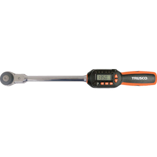 TRUSCO ヘッド交換式ラチェットデジタルトルクレンチ 差込角12.7mm 27〜135Nm HDT4-135C 1 個