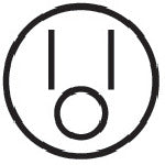 TRUSCO 防水コネクターボデー接地2P TME2624 1 個