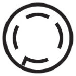 TRUSCO 引掛ゴムプラグ接地3P防水兼 TMH2584 1 個