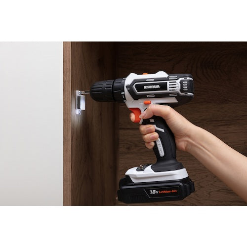 IRIS 517095 Rechargeable Driver Drill 18V JCD25 White JCD25 1 unit