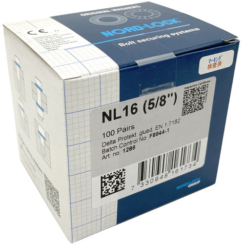 노르트 락 노르트 록 와셔 델타 프로텍트 NL16(100장입) NL16 1상자