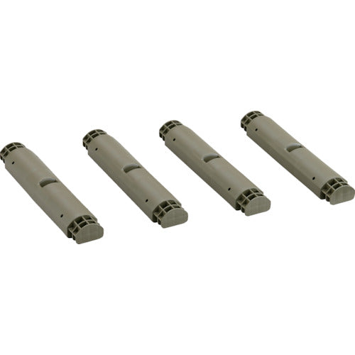 TRUSCO Plastic Shelf Legs Only Set of 4, Height 372mm, Matte OD, TPT-372K-MOD 1 S