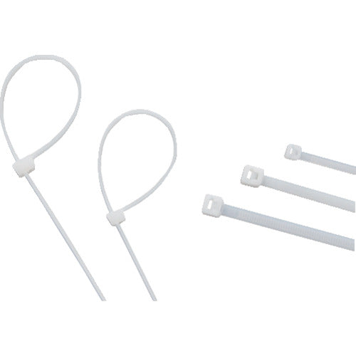 TRUSCO Cable Tie Width 1.9mm x 80mm Maximum bundling Φ17 100 pieces TRCVJ-80 1 bag