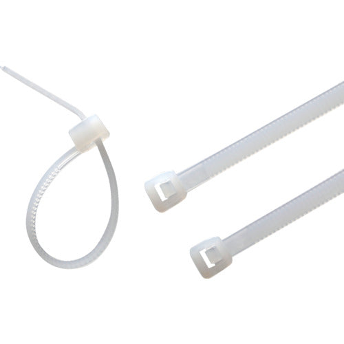 TRUSCO Cable Tie Width 3.5mm x 80mm Maximum bundling Φ15 100 pieces TRCVJH-80 1 bag
