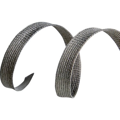 TRUSCO Conductive Braided Shielded Tube for Moving Parts 1m Natural Diameter 19mm TFLS-19-1 1 Piece