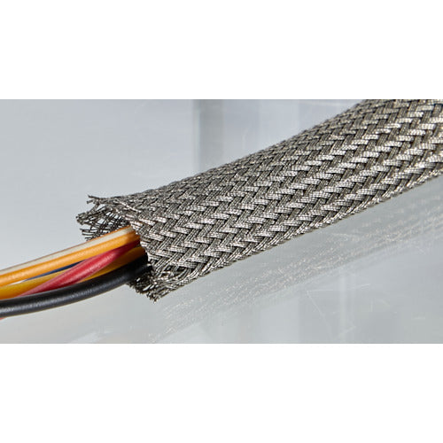 TRUSCCO 도전성 편조 실드 튜브 가동부용 1m 자연경 3mm TFLS-3-1 1개