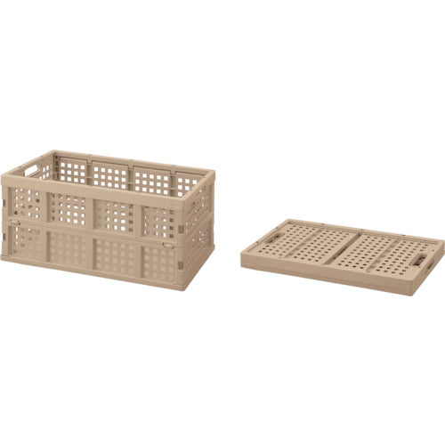 IRIS 285825 Folding Container OC-OD70 Beige OC-OD70-BE 1 piece