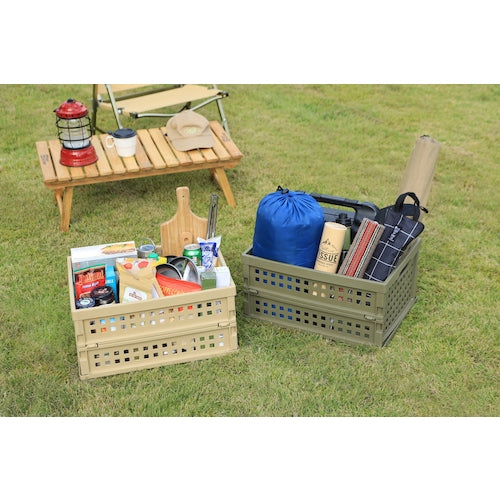 IRIS 285826 Folding Container OC-OD32 Khaki OC-OD32-K 1 pc