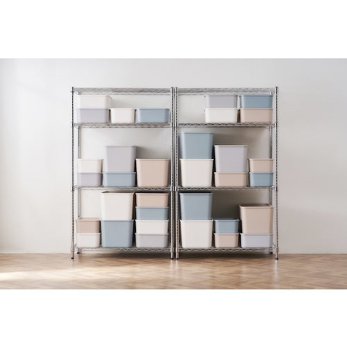 IRIS 288074 Stackable Box with Lid FTB-45D White FTB-45D-W 1 pc