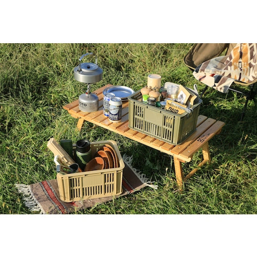 IRIS 285818 メッシュコンテナ MC−OD9 カーキ MC-OD9-K 1 個