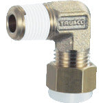 TRUSCO 배관 피팅 퀵 씰 피팅 엘보 Φ8×6 호칭 R1/8 TS-8X6-01L 1개