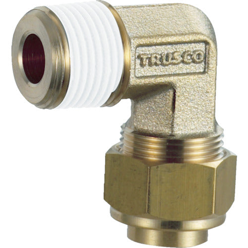 TRUSCO Pipe Fitting Quick Seal Fitting Insertless Elbow Φ8 Nominal R1/8 TSA-8-01L 1 pc