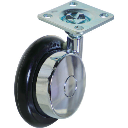 TRUSCO プレート式ボールキャスター 63径 自在 TDB63-P-CHR 1 個