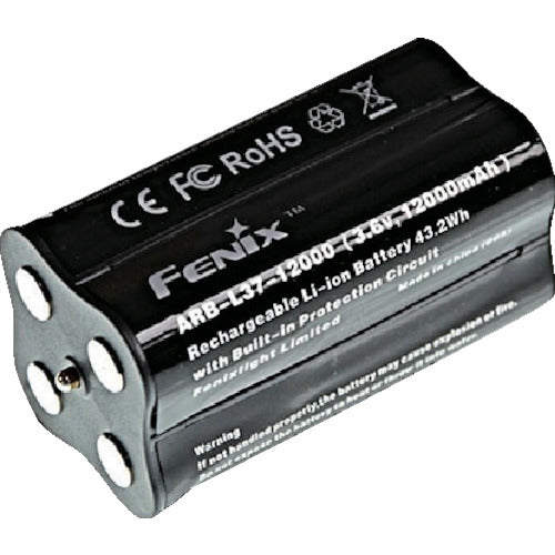 FENIX リチウムイオン専用充電電池 ARB−L37−12000 ARBL3712000 1 個