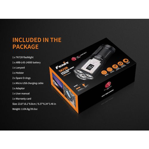 FENIX LEDライト TK72R TK72R 1 個