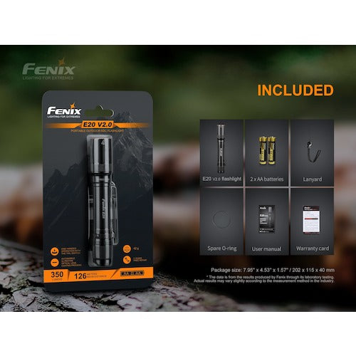 FENIX LEDライト E20V2 E20 V2 1 個