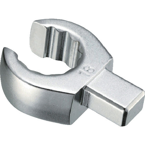 TRUSCO flare nut head, two-sided dimension 12 mm, mounting size 9 x 12 mm, FN12-912, 1 piece