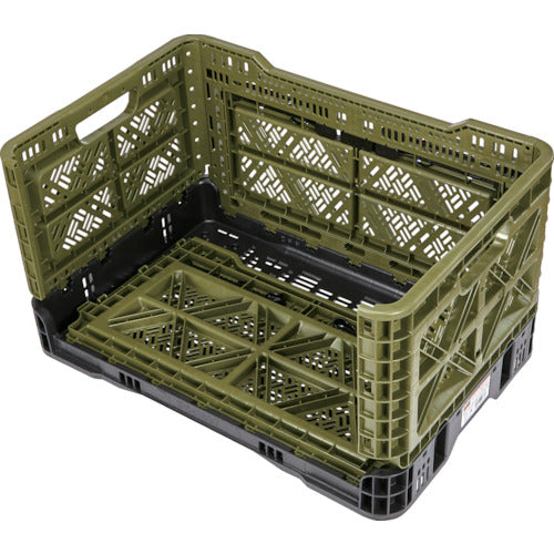 TRUSCCO 사이드 오픈형 접이식 메쉬 컨테이너 48L OD TR-MPBS48-OD 1개