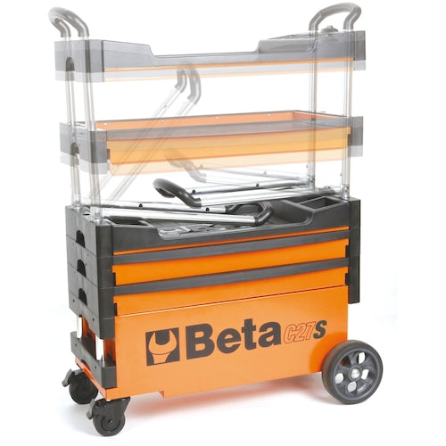 Beta Folding Tool Trolley C27S Orange 027000201 1 unit