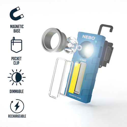 NEBO LEDライト TINO NEB-6809-G 1 個