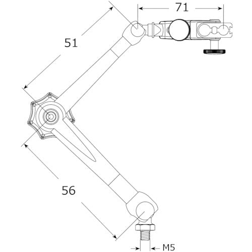 NOGA V-Block Magnet Set (VB1002 + NF60103) Arm Type VB1300 1 S