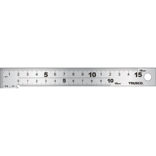 TRUSCO Curved Ruler Thick and Wide 15cm TKTW-15 1 piece
