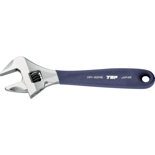 TOP ワークワイド(ガタ無しモンキレンチ)グリップ付 HM-32MGNB 1 丁