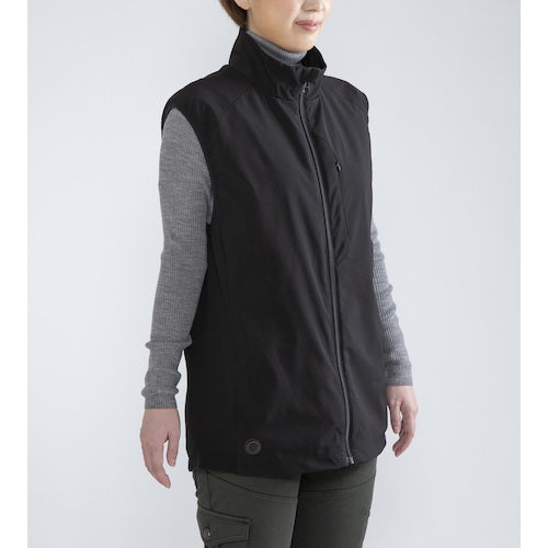 IRIS 517518 히트웨어 아웃도어 베스트 S 블랙 HW-01OD-SB 1 착용