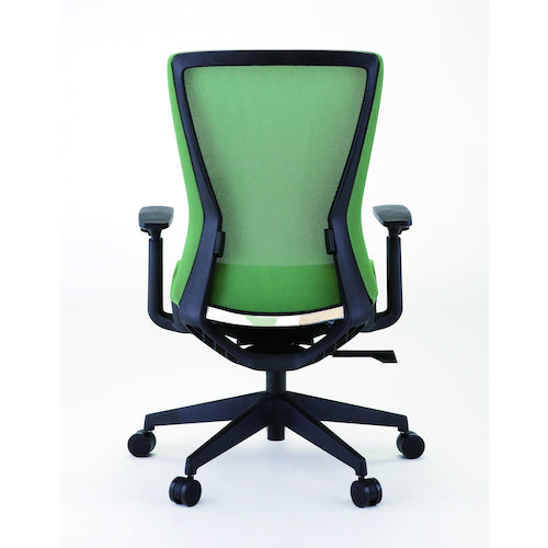 TRUSCO 하이 백 메쉬 의자 팔꿈치 부착 블랙 TMCC-BK 1 다리