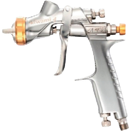 Anest Iwata Spray Gun (Gravity Type) KIWAMI4 Center Cup Nozzle Diameter Φ1.4mm Paint Spray Volume 200ml KIWAMI4-V14WBX 1 Piece