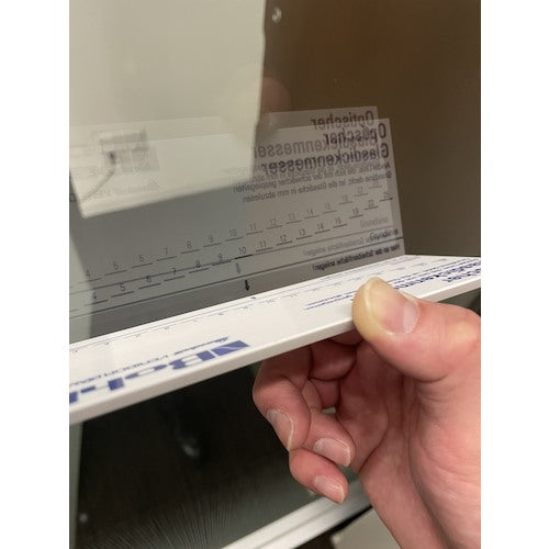 Bohle Glass Thickness Gauge 2-25mm BO5164900 1 piece