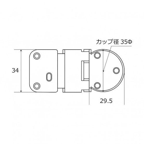 WAKI Loose Iron Angle Hinge Sentok 15X20 3439600 1 pc